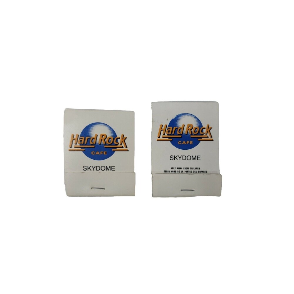 Matchbooks Hardrock Cafe Skydome Lot of 2 Made in Canada Vintage